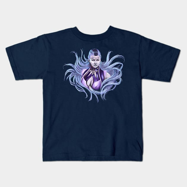 Revenant Sindel Kids T-Shirt by xzaclee16